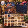 Front view of New York Mets Baseball Christmas Advent Calendar with 24 numbered doors and collectible ornaments.