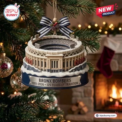 New York Yankees 125th Anniversary Ballpark Christmas Ornament