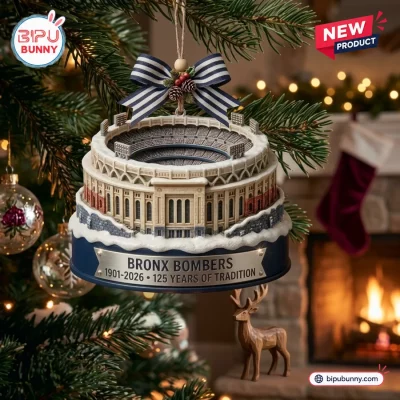 New York Yankees 125th Anniversary Ballpark Christmas Ornament