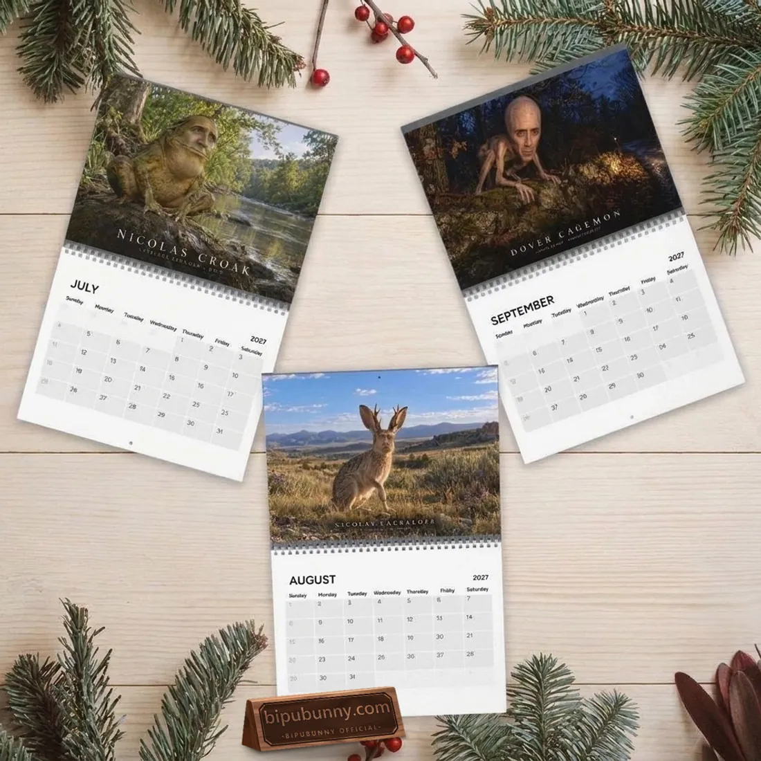 Nicolas Cage Cryptids 2027 Wall Calendar Nicolas Cage Cryptids 2027 Wall Calendar