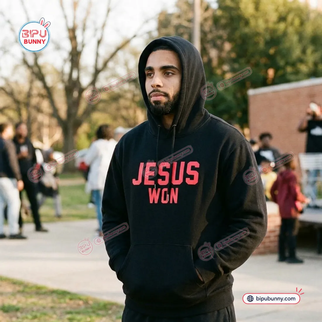 Ohio State Buckeyes Jesus Won Black Hoodie Ohio State Buckeyes Jesus Won Black Hoodie