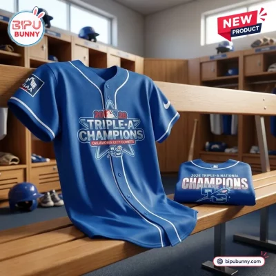 Oklahoma City Comets 2026 Blue Baseball Jersey