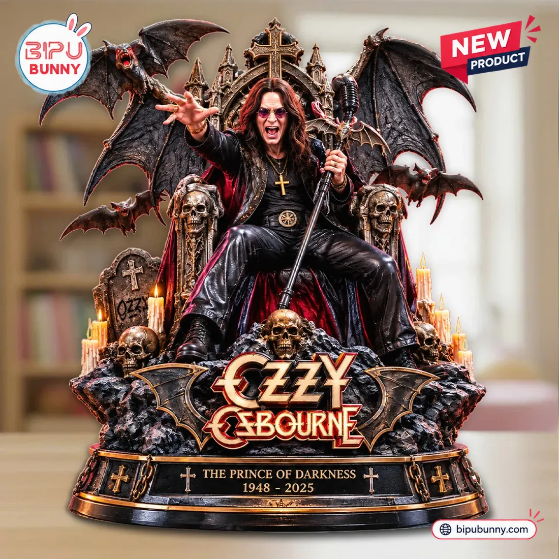 Ozzy Osbourne The Prince of Darkness Figurine Ozzy Osbourne The Prince of Darkness Figurine