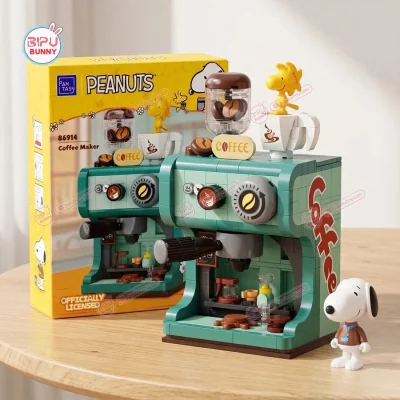 Panasy Peanuts Coffee Maker Building Block Set