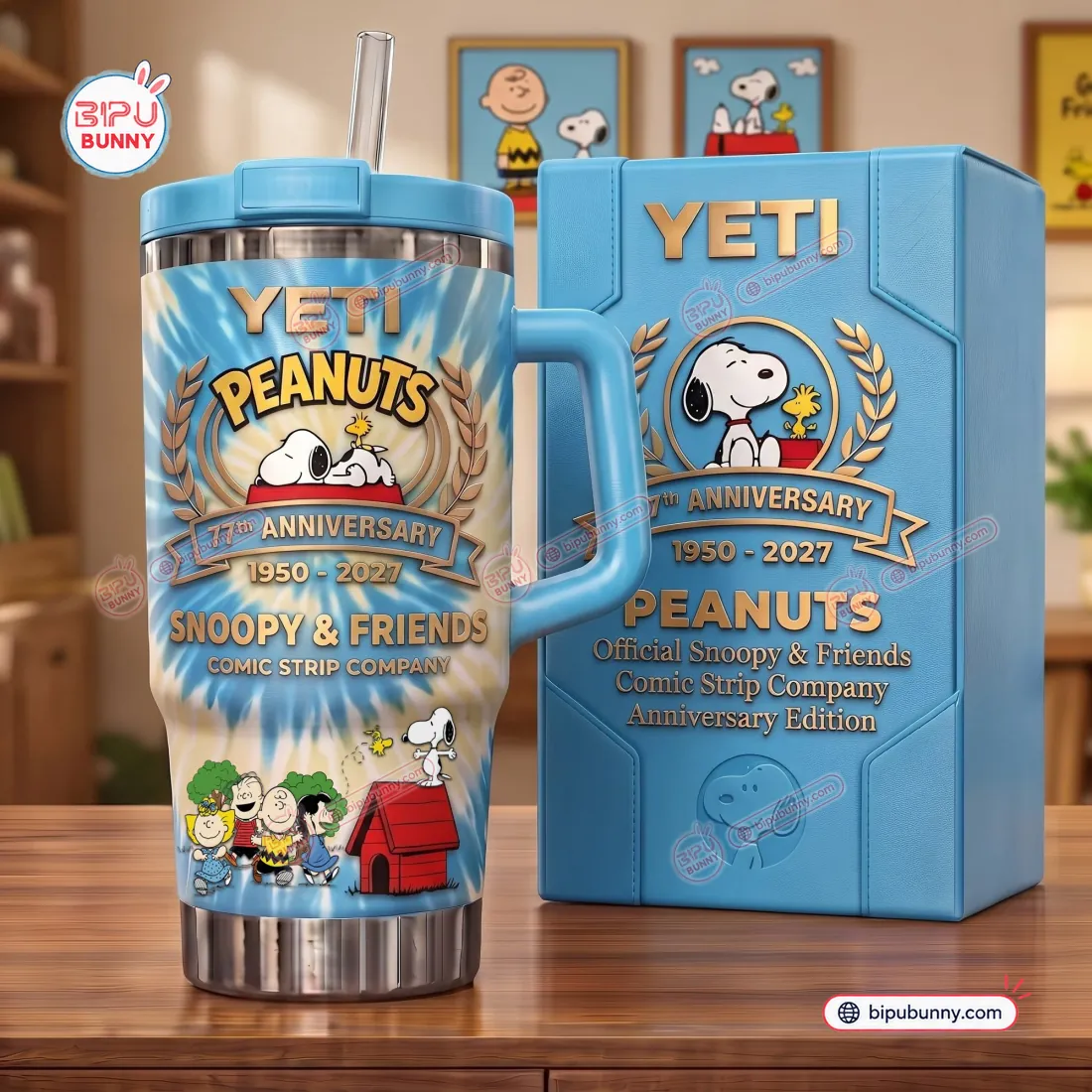 Peanuts 77th Anniversary YETI Handle Tumbler Peanuts 77th Anniversary YETI Handle Tumbler
