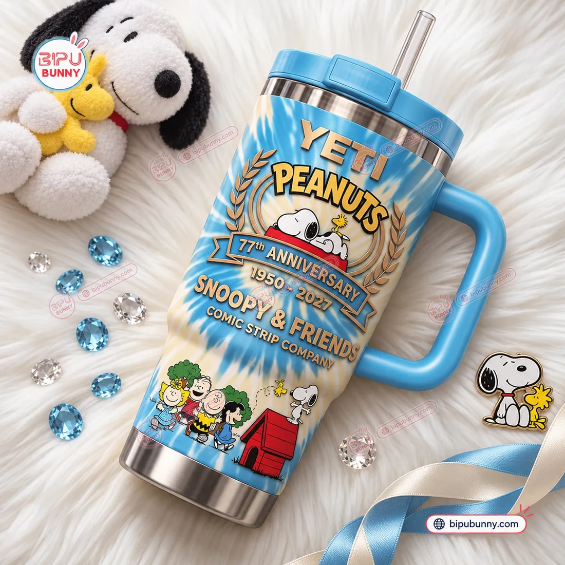 Peanuts 77th Anniversary YETI Handle Tumbler Peanuts 77th Anniversary YETI Handle Tumbler
