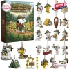Front view of Peanuts Snoopy Beagle Scout 2026 Advent Calendar box and figurine set.