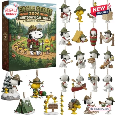 Peanuts Snoopy Beagle Scout 2026 Advent Calendar