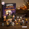 Front view of Peanuts Snoopy Halloween 2026 Advent Calendar box with collectible figurines.