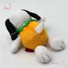 Back view of the Peanuts Snoopy Halloween Pumpkin Plush Doll wearing an orange pumpkin costume.