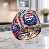Closeup of Pepsi 133rd Anniversary 1893 - 2026 Ring with blue and red details.