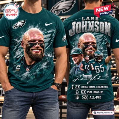 Philadelphia Eagles Lane Johnson Football Shirt