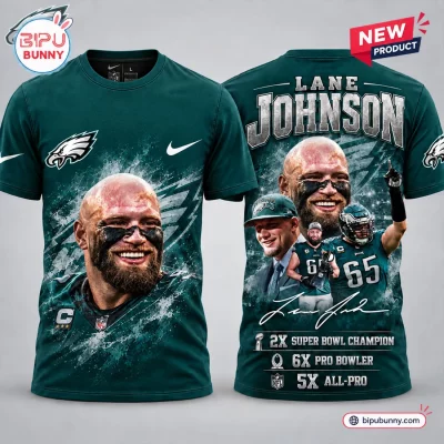 Philadelphia Eagles Lane Johnson Football Shirt Philadelphia Eagles Lane Johnson Football Shirt