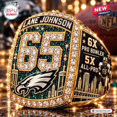 Philadelphia Eagles Lane Johnson Retirement Championship Ring