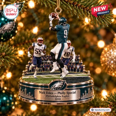 Philadelphia Eagles Nick Foles Philly Special Ornament