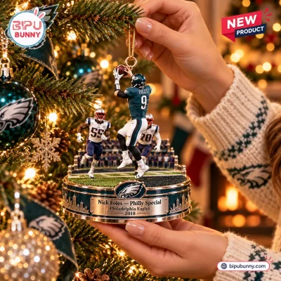 Philadelphia Eagles Nick Foles Philly Special Ornament