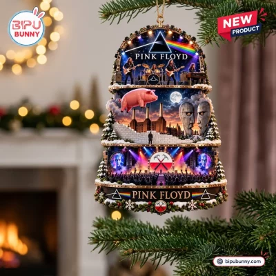 Pink Floyd 60th Anniversary Christmas Ornament