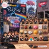 Front view of Pink Floyd Little People Collector Advent Calendar with 24 toy figures arranged on display steps.