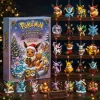 Front view of Pokémon 30th Anniversary Eeveelutions Winter Wonderland 2026 Advent Calendar and figurines.
