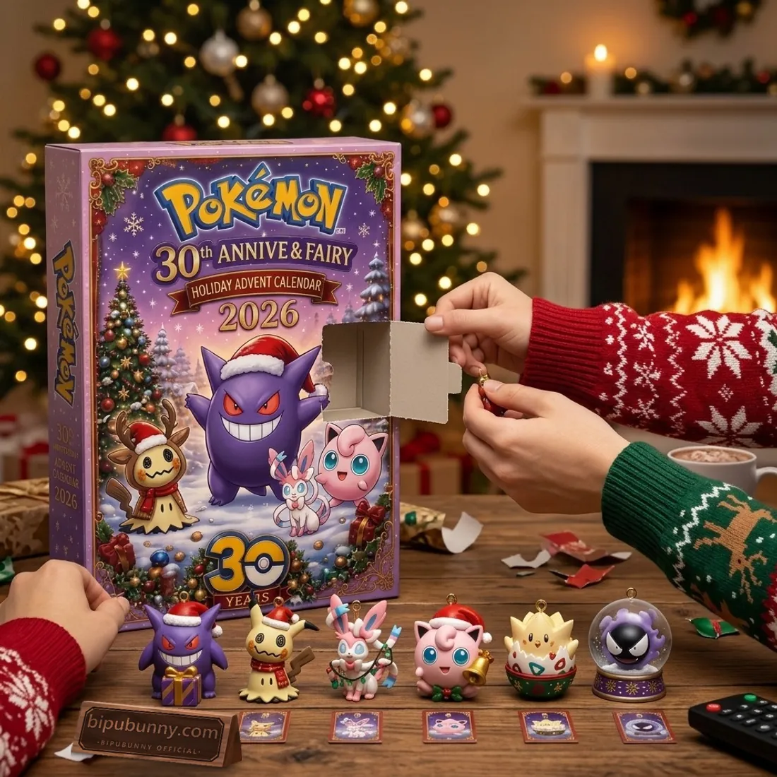 Pokémon 30th Anniversary Gengar & Mimikyu Ghost-Fairy Holiday 2026 Advent Calendar Pokémon 30th Anniversary Gengar & Mimikyu Ghost-Fairy Holiday 2026 Advent Calendar