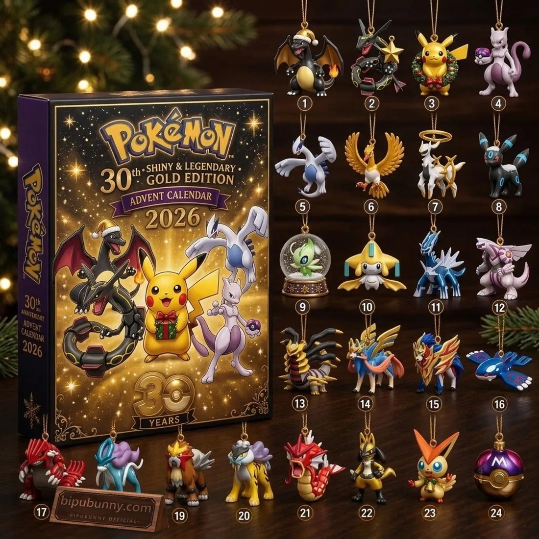 Pokémon 30th Anniversary Shiny & Legendary Master Ball Gold Edition 2026 Advent Calendar Pokémon 30th Anniversary Shiny & Legendary Master Ball Gold Edition 2026 Advent Calendar