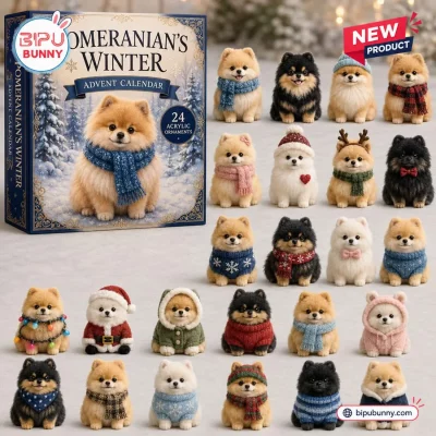 Pomeranian Winter Advent Calendar 2026