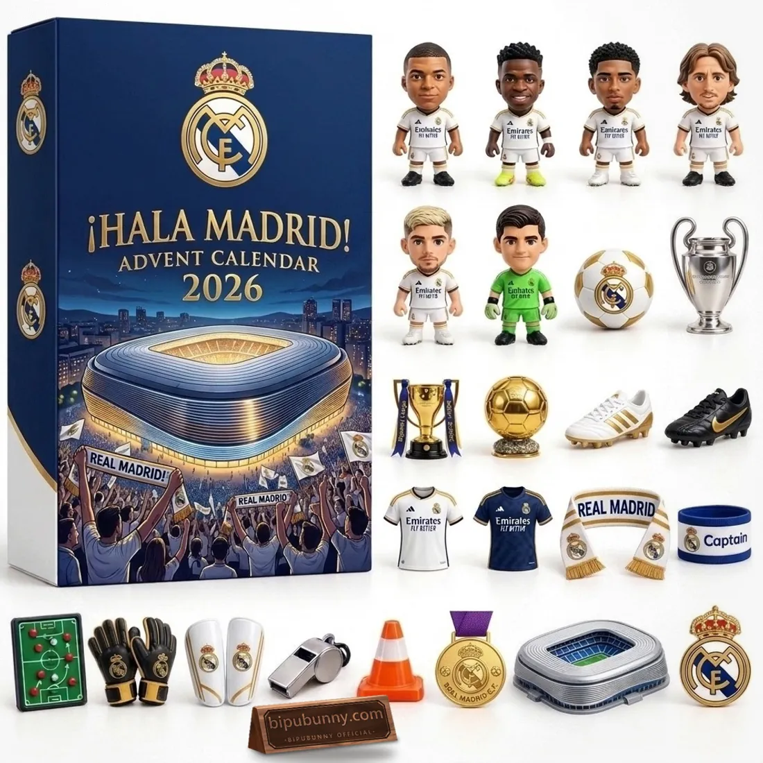Real Madrid Los Blancos Santiago Bernabeu 2026 Advent Calendar Real Madrid Los Blancos Santiago Bernabeu 2026 Advent Calendar