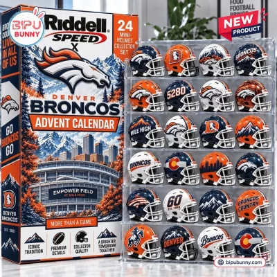 Riddell Denver Broncos Mini Helmet Advent Calendar