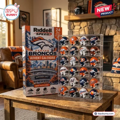 Riddell Denver Broncos Mini Helmet Advent Calendar