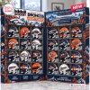 Open Riddell Denver Broncos Mini Helmet Advent Calendar displaying various team helmets.