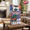 Front view of the Riddell Florida Gators Speed Mini Helmet Advent Calendar on a wooden table.