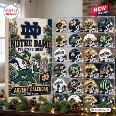 Riddell Notre Dame Fighting Irish Mini Helmet Advent Calendar