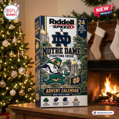 Riddell Notre Dame Fighting Irish Mini Helmet Advent Calendar