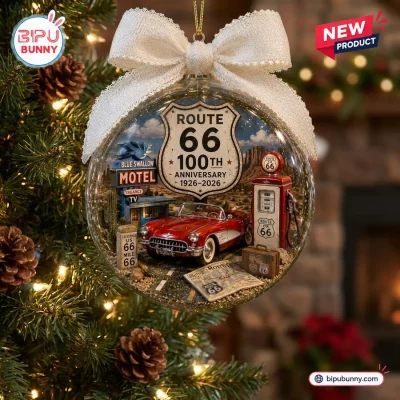 Route 66 100th Anniversary Christmas Ornament