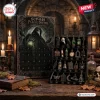 Front view of SCP-049 Gothic Plague Doctor Advent Calendar with 24 numbered slots and displayed charms.