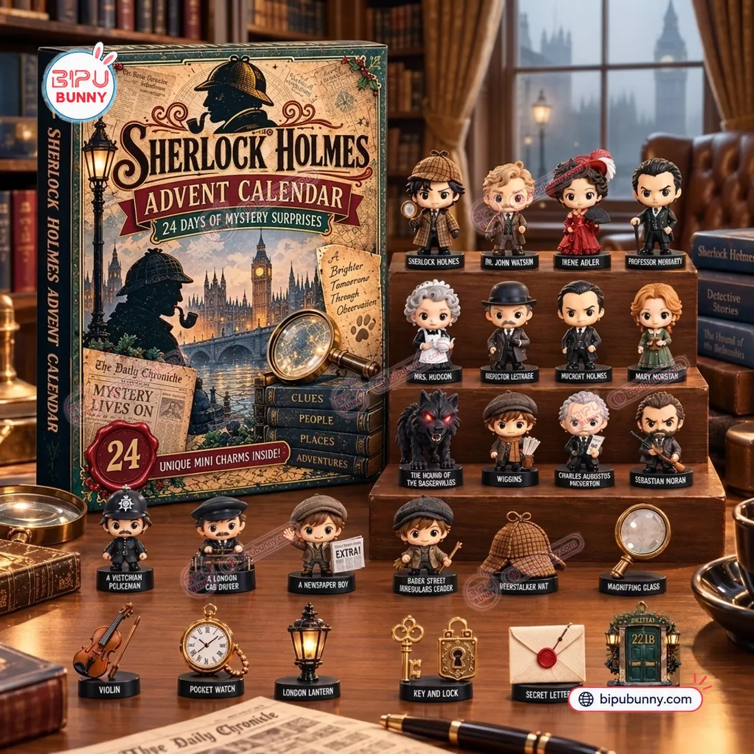 Sherlock Holmes Mystery Advent Calendar Figures Sherlock Holmes Mystery Advent Calendar Figures