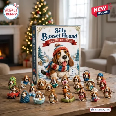 Silly Basset Hound Advent Calendar