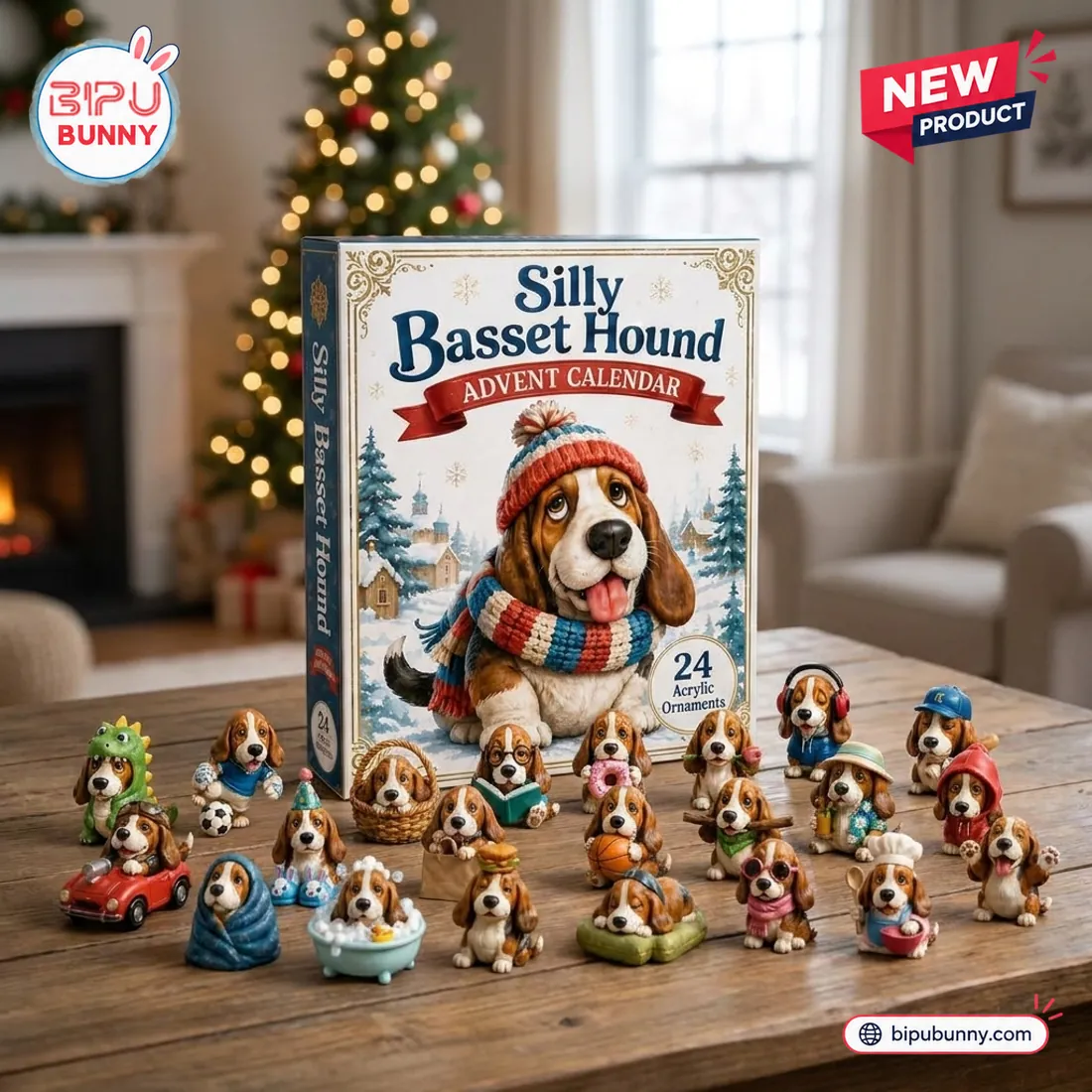 Silly Basset Hound Advent Calendar Silly Basset Hound Advent Calendar