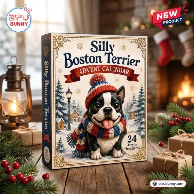 Silly Boston Terrier Advent Calendar