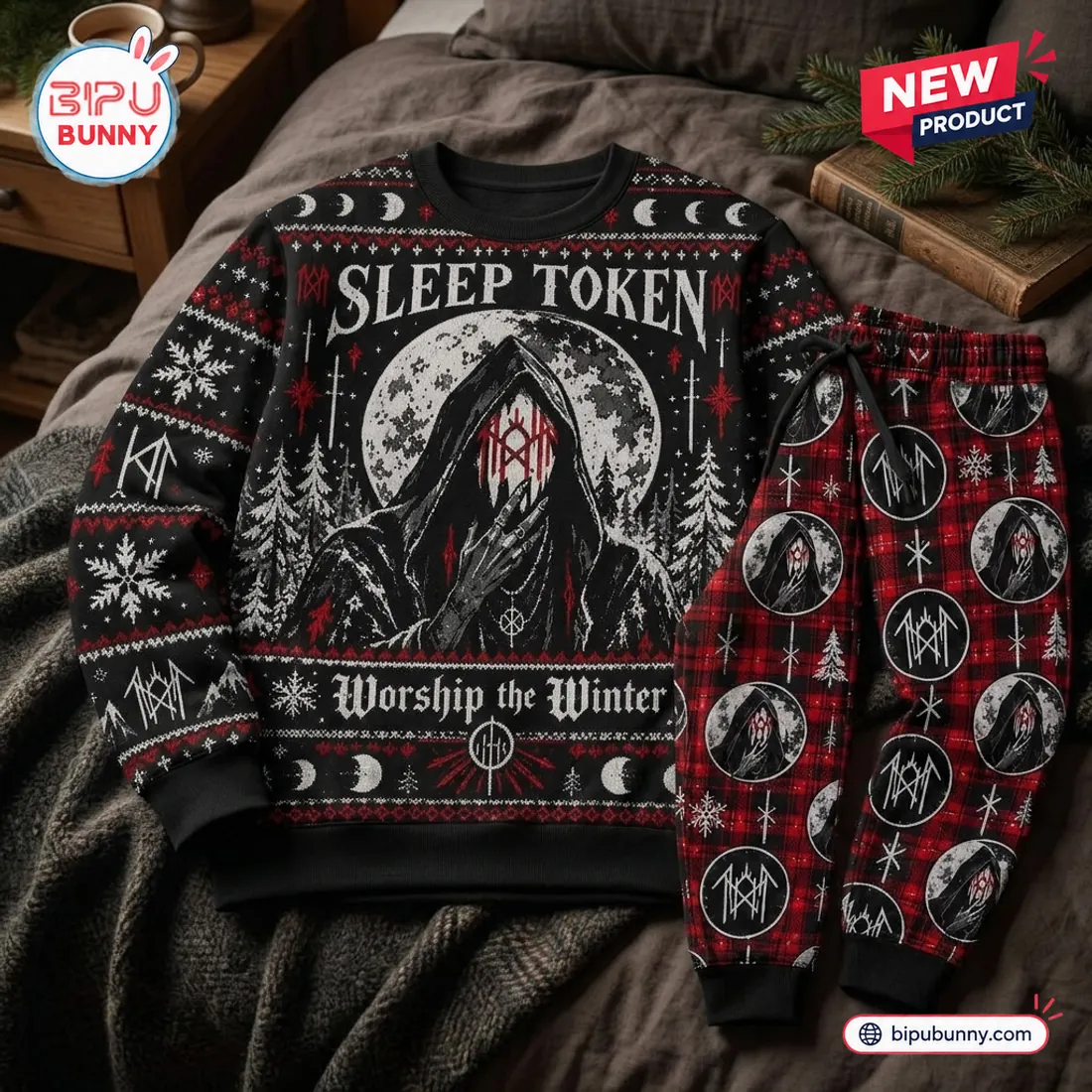 Sleep Token Worship The Winter Ugly Christmas Sweater Sleep Token Worship The Winter Ugly Christmas Sweater