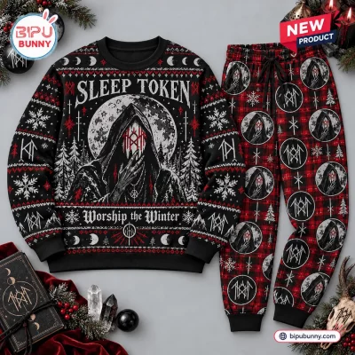 Sleep Token Worship The Winter Ugly Christmas Sweater
