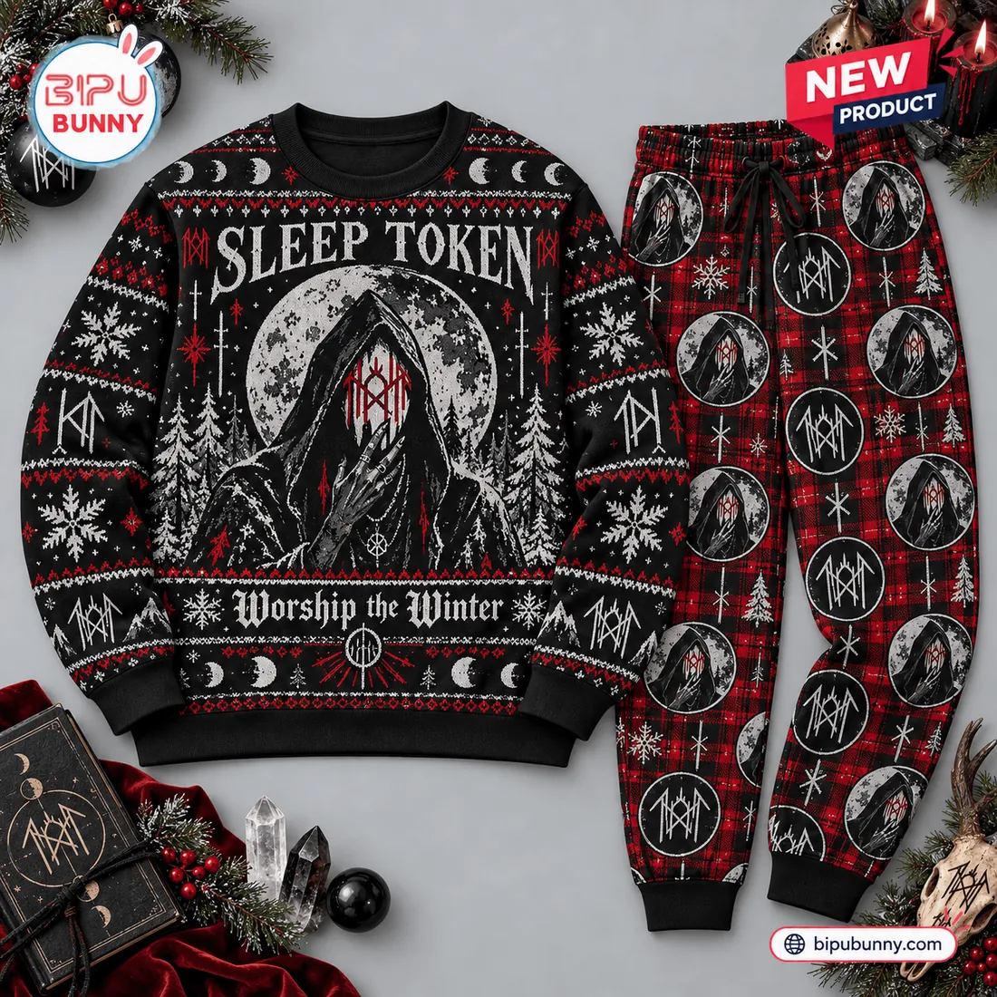 Sleep Token Worship The Winter Ugly Christmas Sweater Sleep Token Worship The Winter Ugly Christmas Sweater