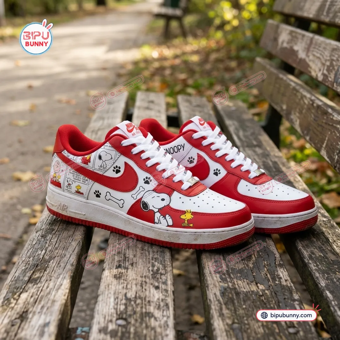 Snoopy Peanuts Custom Air Force 1 Sneakers Snoopy Peanuts Custom Air Force 1 Sneakers