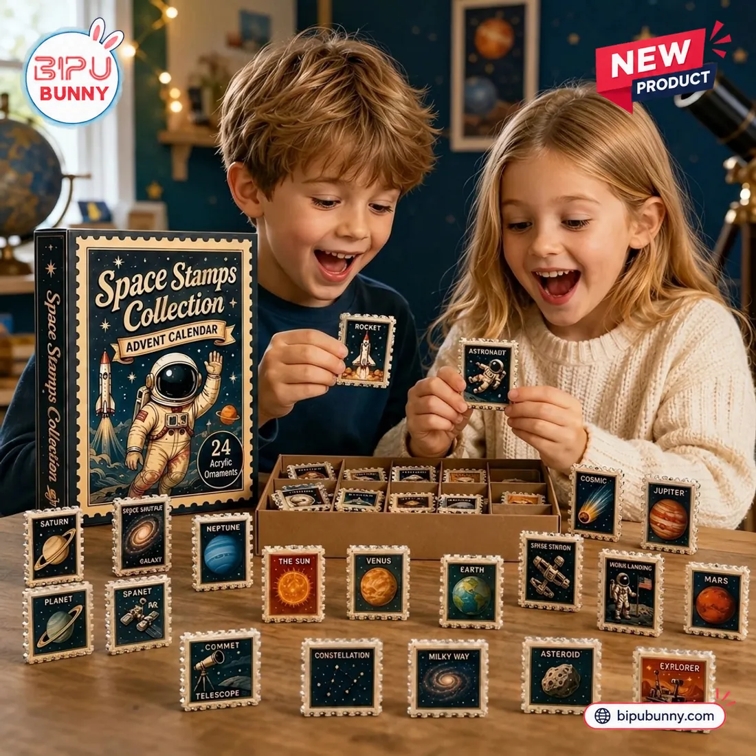 Space Stamps Collection Advent Calendar 2026 Space Stamps Collection Advent Calendar 2026