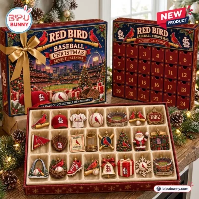 St. Louis Cardinals Red Bird Baseball Advent Calendar