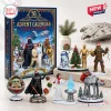 Front view of Star Wars Galactic 50th Anniversary Advent Calendar box with collectible figurines.