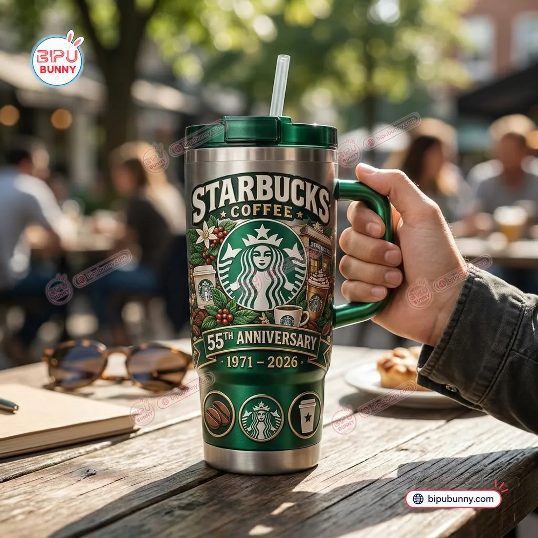 Starbucks 55th Anniversary 1971 – 2026 Handle Tumbler Starbucks 55th Anniversary 1971 – 2026 Handle Tumbler