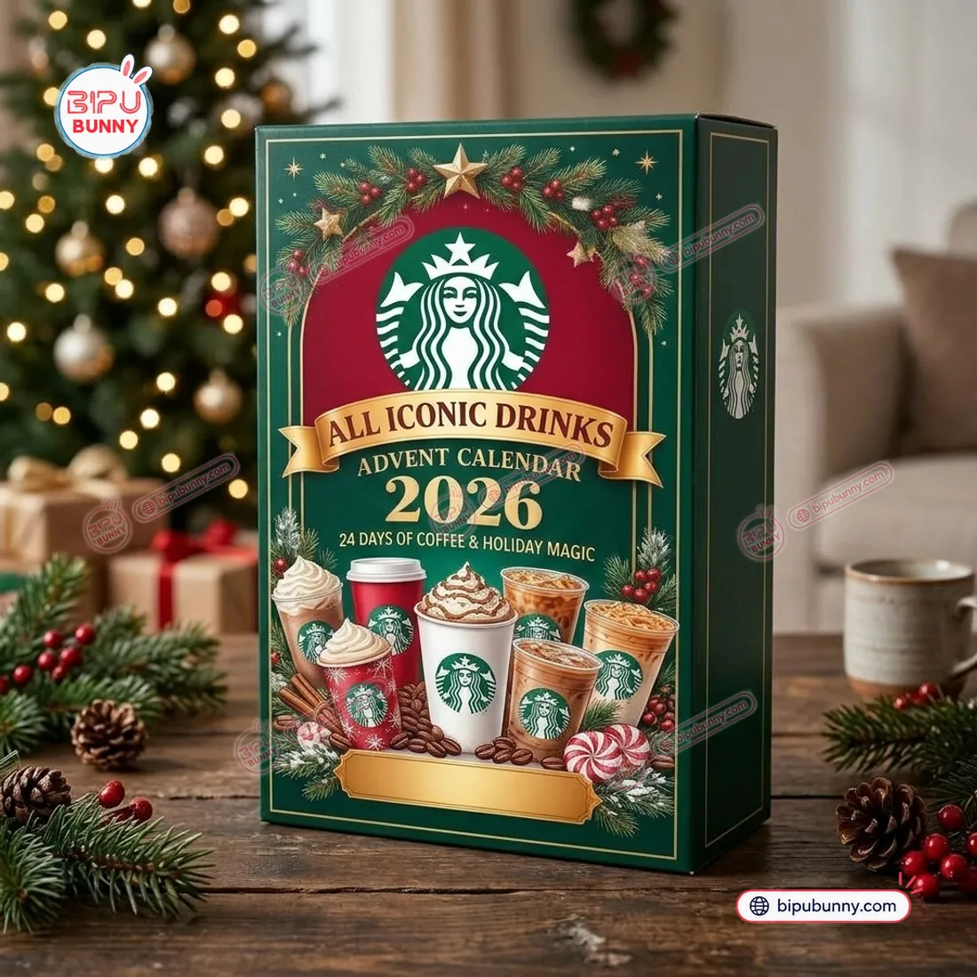 Starbucks Holiday & Iconic Drinks Advent Calendar 2026 Starbucks Holiday & Iconic Drinks Advent Calendar 2026