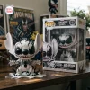 Front view of Stitch Anti-Venom Symbiote Vinyl Figure next to its packaging box.
