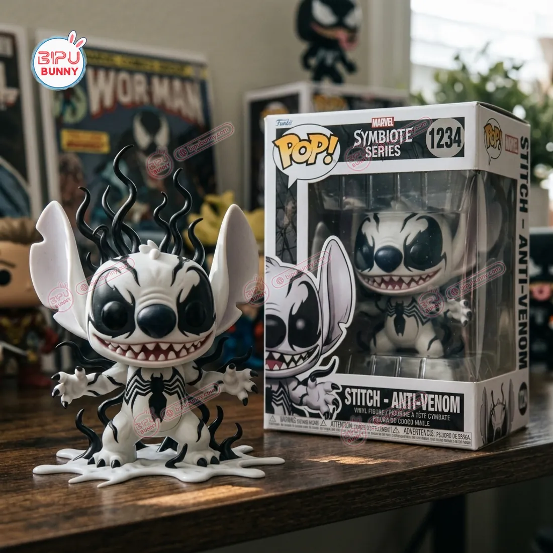 Stitch Anti-Venom Symbiote Vinyl Figure Stitch Anti-Venom Symbiote Vinyl Figure